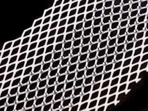 Țesătură / Plasă elastică cu strasuri, lățime 75 mm