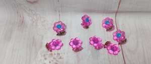 Accesoriu floricica plastic