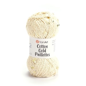 Cotton Gold Paillettes 7103