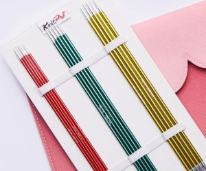 Set andrele ciorapi 20 cm KnitPro ZING Starter 2.5 - 5 mm - Img 3