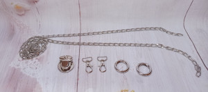 Kit accesorii geanta - nichel