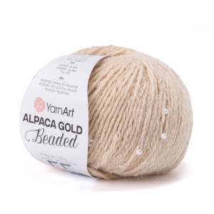 Alpaca Gold Beaded 3602