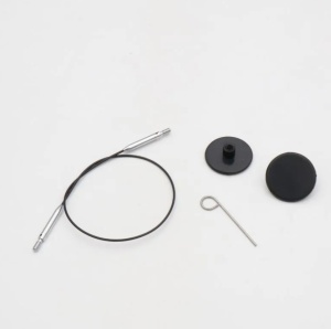 Cablu negru rotativ 360 Knitpro - Img 2