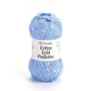 Cotton Gold Paillettes 7110