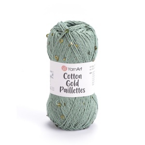 Cotton Gold Paillettes 7113