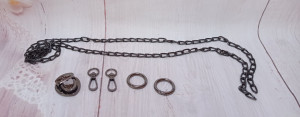 Kit accesorii geanta - negru