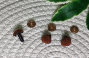 Nas plusat pentru jucării cu dispozitiv de siguranță,15 mm - set 10 buc - Img 3