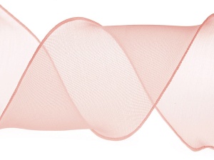 Panglică organza cu efect perlat, lățime 80m - Img 3
