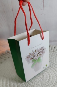 Pungi cadou martisor - model ghiocei - Img 3
