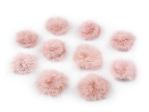 Aplicatie pompon din blană Ø3 cm - Img 8