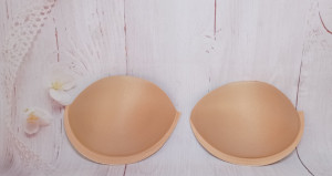 Cupe sutien cu push-up - crem - marimea 80