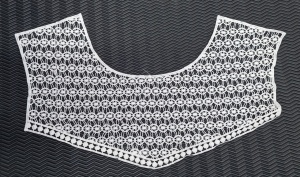 Guler crosetat / placa pentru bluza- model dreptunghi