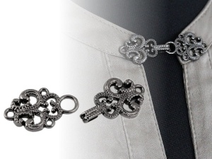 Închizătoare decorativă filigranată 15x45 mm