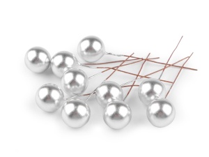 Bobițe decorative artificiale pe sârmă Ø1,5 cm - Img 2