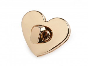 Închizătoare geantă 32x26 mm - auriu rose