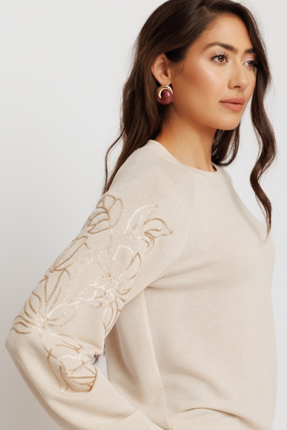 Bluza dama cu broderii - Img 1