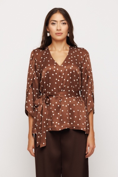 Bluza dama maro cu buline - Img 6