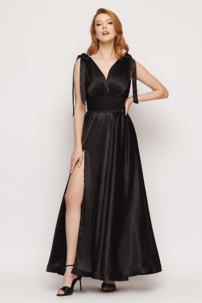 Rochie dama lunga neagra - Img 1