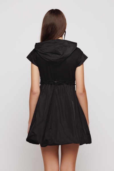 Rochie dama neagra cu fas - Img 5