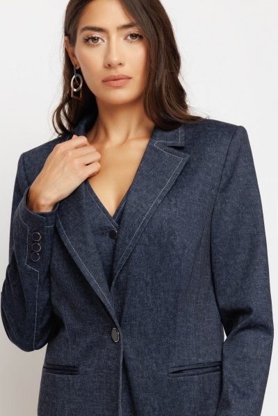 Sacou dama din denim - Img 3
