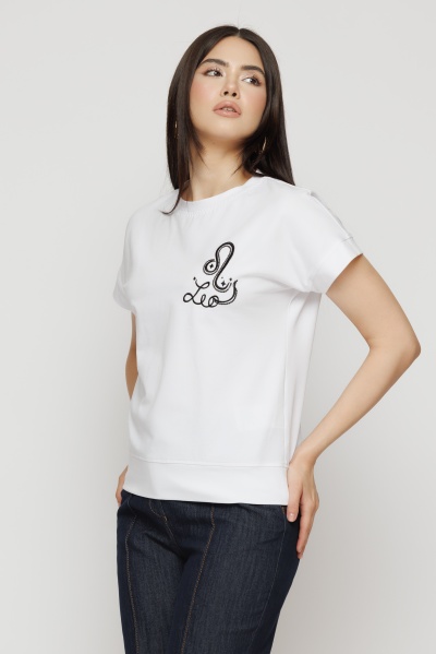 Tricou dama alb zodia Leu - Img 3