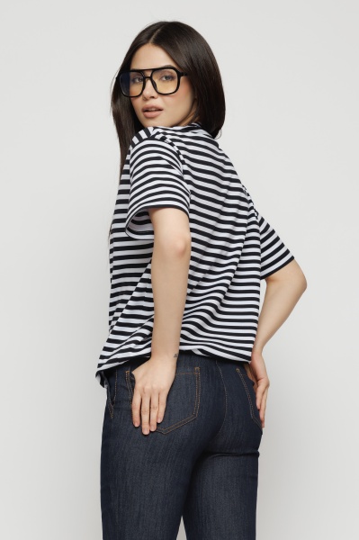 Tricou dama in dungi - Img 3
