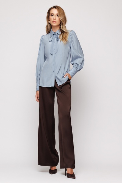 Bluza dama cu esarfa la guler - Img 3