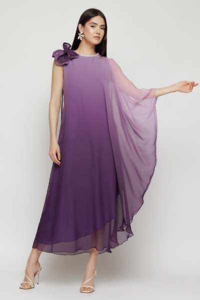 Rochie dama eleganta asimetrica - Img 1