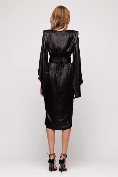 Rochie dama eleganta cu drapaje la umeri - Img 5