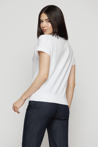Tricou dama alb zodia Leu - Img 4