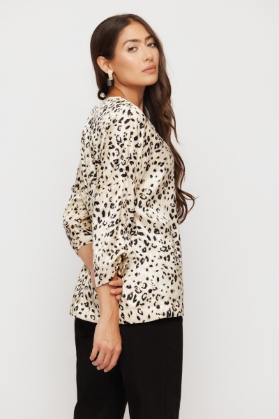 Bluza dama cu animal print - Img 3