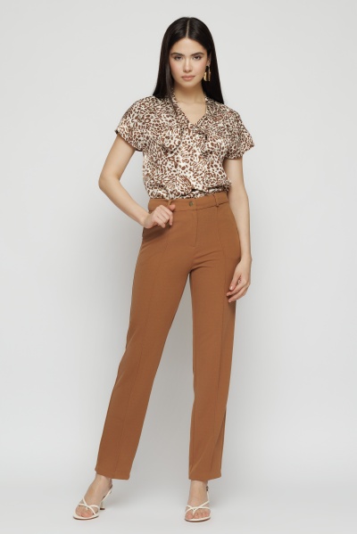 Bluza dama imprimata cu esarfa - Img 2