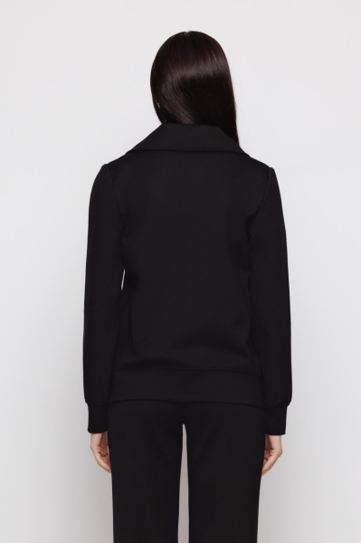 Jacheta dama neagra cu broderie - Img 6