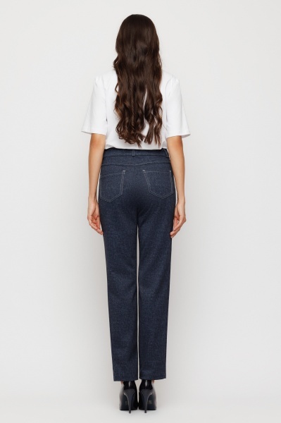 Pantaloni dama conici din denim - Img 5