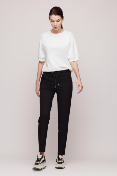 Pantaloni dama jogger negri - Img 1