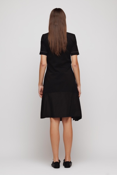 Rochie dama neagra cu fas - Img 5