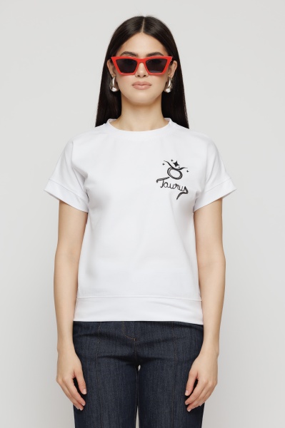 Tricou dama alb zodia Taur - Img 4