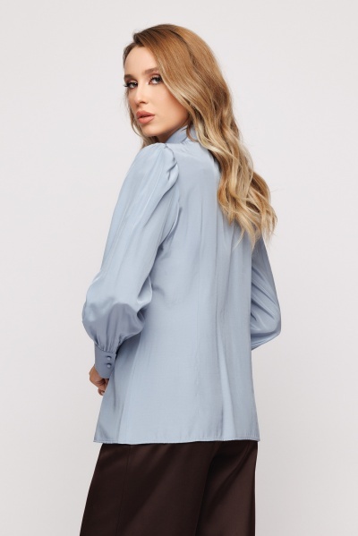Bluza dama cu esarfa la guler - Img 5