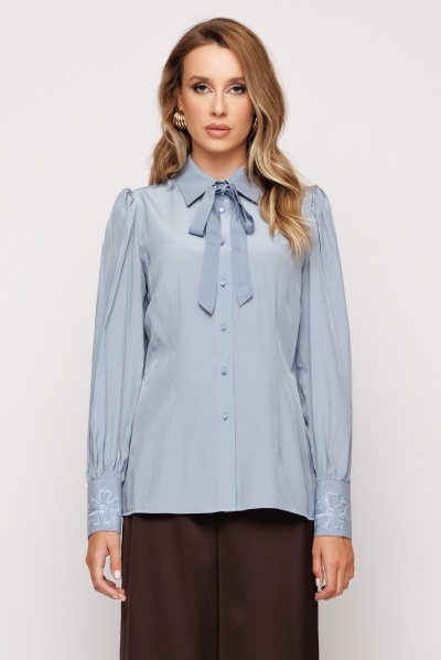 Bluza dama cu esarfa la guler - Img 6
