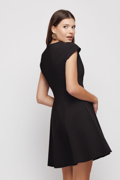 Rochie dama scurta neagra - Img 3