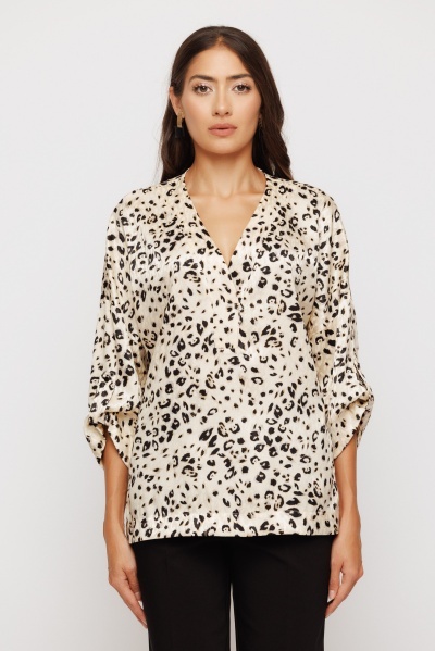 Bluza dama cu animal print - Img 4