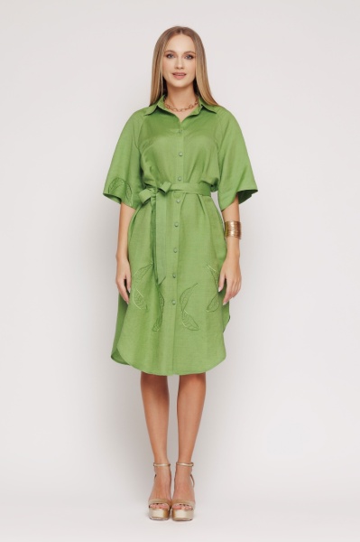 Rochie camasa dama verde - Img 2