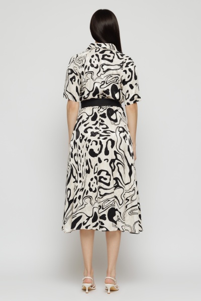 Rochie dama imprimata midi - Img 5