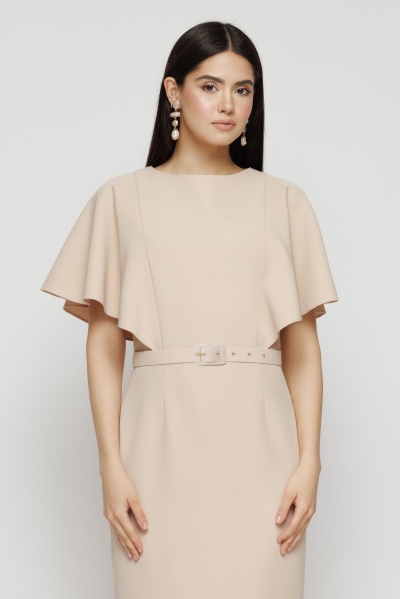 Rochie dama midi bej - Img 2