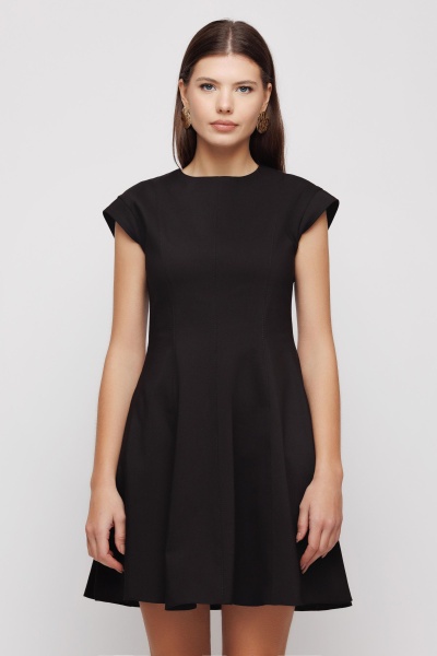 Rochie dama scurta neagra - Img 4