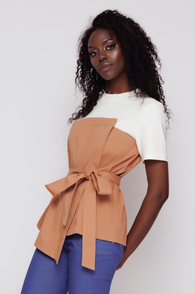 Bluza dama combinata - Img 1