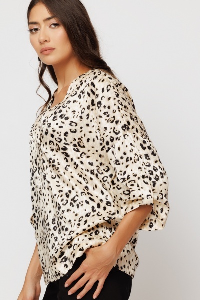 Bluza dama cu animal print - Img 2