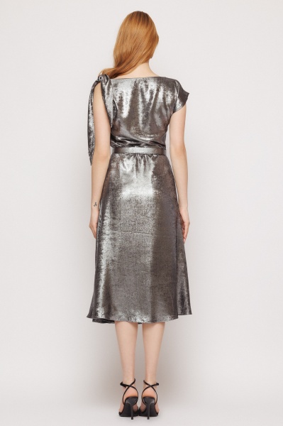 Rochie dama eleganta cu nod pe umar - Img 6