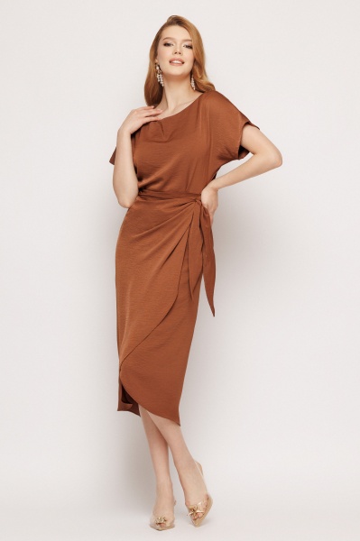Rochie dama midi cu nod - Img 3