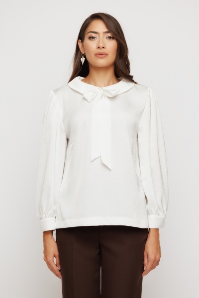 Bluza dama cu esarfa la guler - Img 5